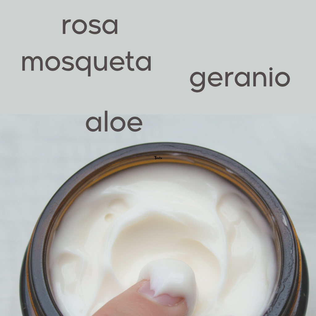 Crema Facial Hidratante Botánica – Ácido Hialurónico, D-pantenol, Rosa Mosqueta & Aloe Vera